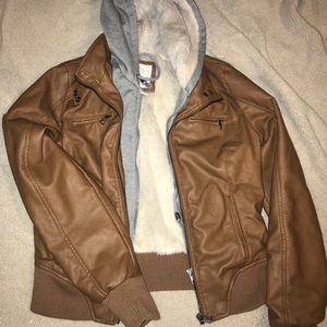 Faux Leather Jacket